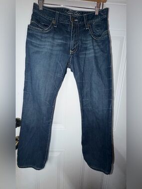 Robin's Jean Men's Relaxed Dark Blue Denim Jeans